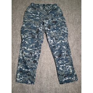 United States Navy Blue Camouflage Working Pants/Trousers Size Medium Short